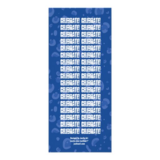 70th Birthday Big Six Oh Blue Confetti W364 Custom Invitations