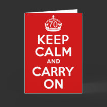 70th Birthday Cards