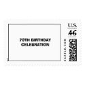 70TH BIRTHDAY CELEBRATION postage by eljoy70 70TH BIRTHDAY CELEBRATION postage