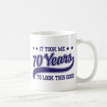 70th Birthday Coffee Mugs