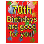 70th Birthday Full Color Flyer