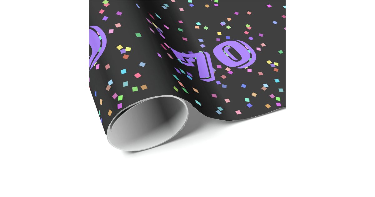 70th Birthday Gift Wrap Wrapping Paper | Zazzle