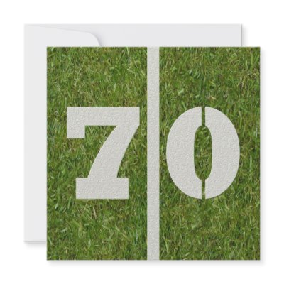70th Birthday Invitation by TheLittleCardShop