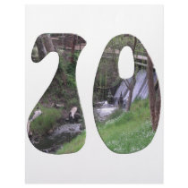 70th Birthday Personalized Letterhead