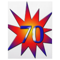 70th Birthday Letterhead