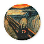 70th Birthday Refrigerator Magnets
