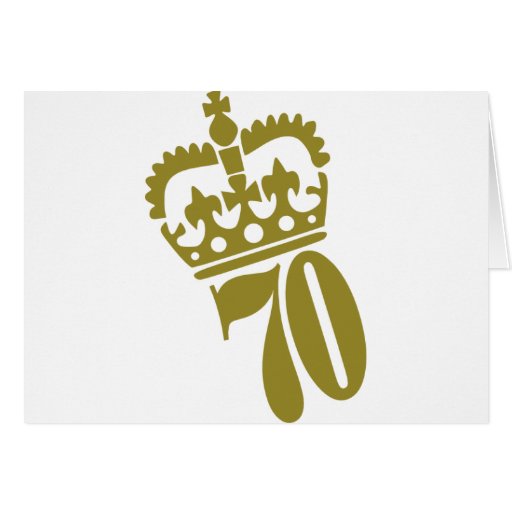 70th Birthday - Number – Seventy Greeting Card | Zazzle
