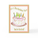 70th Birthday Party Invitation Card