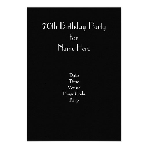 70th Birthday Party Retro Diva Art Deco Red Silver Invite