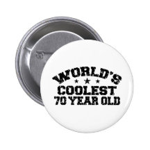 70th Birthday Pins