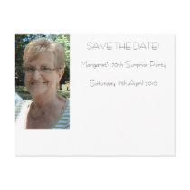 70th birthday save the date postcards by meegeemoments 70th birthday save the date postcards