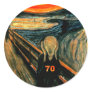 70th Birthday Round Stickers