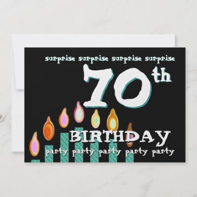 Surprise Party Invitations on 70th Surprise Birthday Party Invitation Template From Zazzle Com