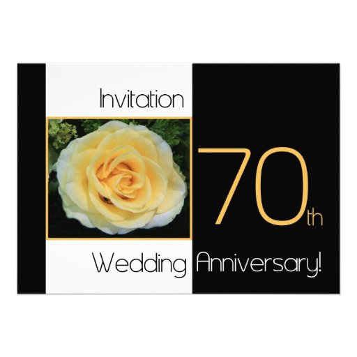 70th-wedding-anniversary-invitation-yellow-rose-zazzle