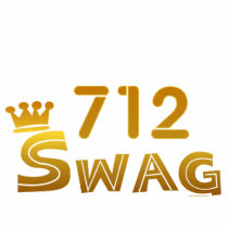 712 Area Code Swag Photo Cutouts