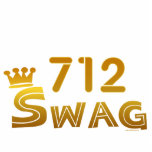 712 Area Code Swag Photo Cutouts