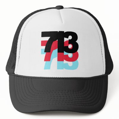 713 Area Code Hat by crum6178