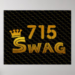 715 Area Code Swag Posters