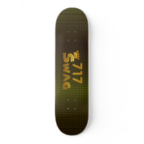 717 Area Code Swag Skateboard Deck