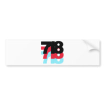 718 Area Code bumper stickers by crum6178 718 Area Code bumper stickers
