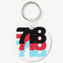 718 Area Code keychains