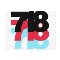 718 Area Code postcards