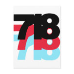 718 Area Code Post Cards