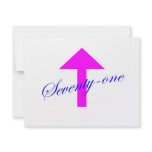 71 Arrow Custom Invitations