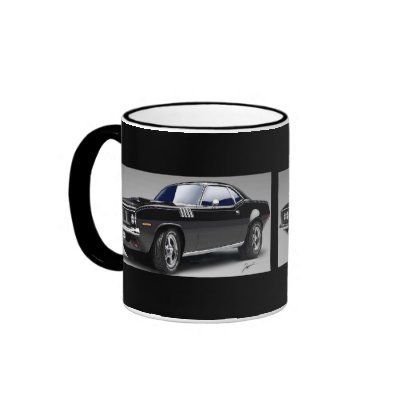 71 Barracuda Muscle Car Coffee Mug by MistaSCARY