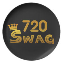 720 Area Code Swag Dinner Plates