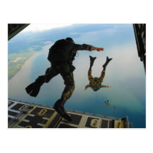 720h Special Tactics Group Jumping Out of Planet Postcards