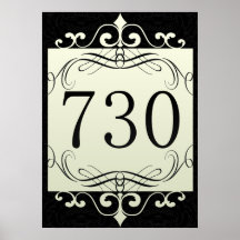 730 Area Code Posters