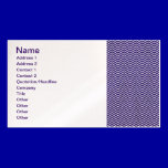 7330 BLUE ZIGZAG PATTERN TEMPLATE DIGITAL GRAPHICS business cards