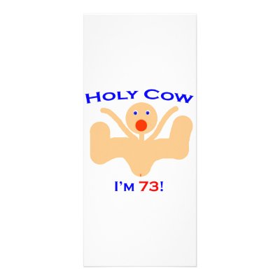 73 Holy Cow! Rack Card by oddballbirthdays7