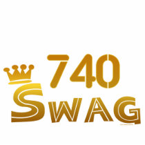 740 Area Code Swag Photo Cutout