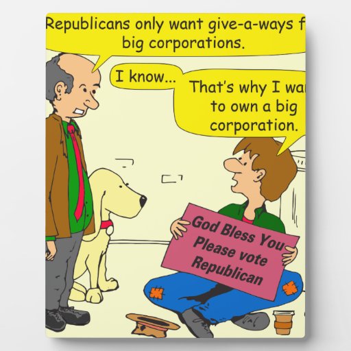 746 own a corporation cartoon plaque Zazzle