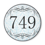 749 Area Code Fridge Magnet
