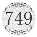 749 Area Code Sticker