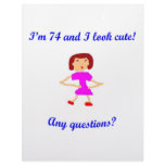 74  I'm 74 and I look cute! Letterhead Design