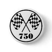 750 Checkered Flags Pins