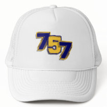 757 Purple/Gold Hat