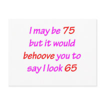 75 Behoove You Post Card