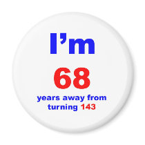 75 Birthday Refrigerator Magnets
