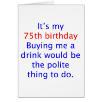 75 buy me a drink card