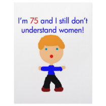 75 Don't understand women Personalized Letterhead