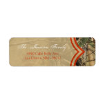.75"x2.25" Return Address Label Hunters Camoflouge labels