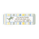 .75"x2.25" Return Address Label Leap Frog Turtle