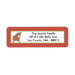 .75"x2.25" Return Address Label Red Barn