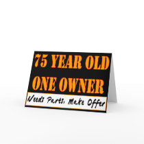 75 Year Old, One Owner - Needs Parts, Make Offer Cards