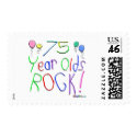 75 Year Olds Rock ! postage